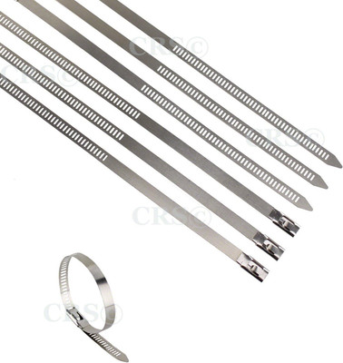 JC Performace Products USA (10 Pack) 310 Stainless Steel Cable Ties Positive Loc
