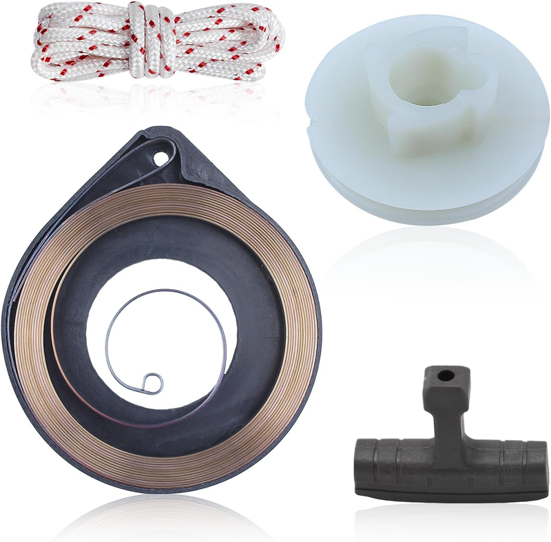 Recoil Starter Pulley Spring Kit 505303735 for Husqvarna 51 55 50 Chainsaw