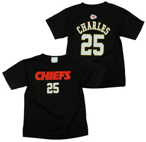 Детская футболка NFL Kids Kansas City Chiefs Джамаал Чарльз № 25 с коротким рукавом для игрока