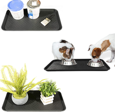 3 Pack Multi-Purpose Boot Mat Tray 13.7 x 11 inch Rubber shoe Dog Water Litter