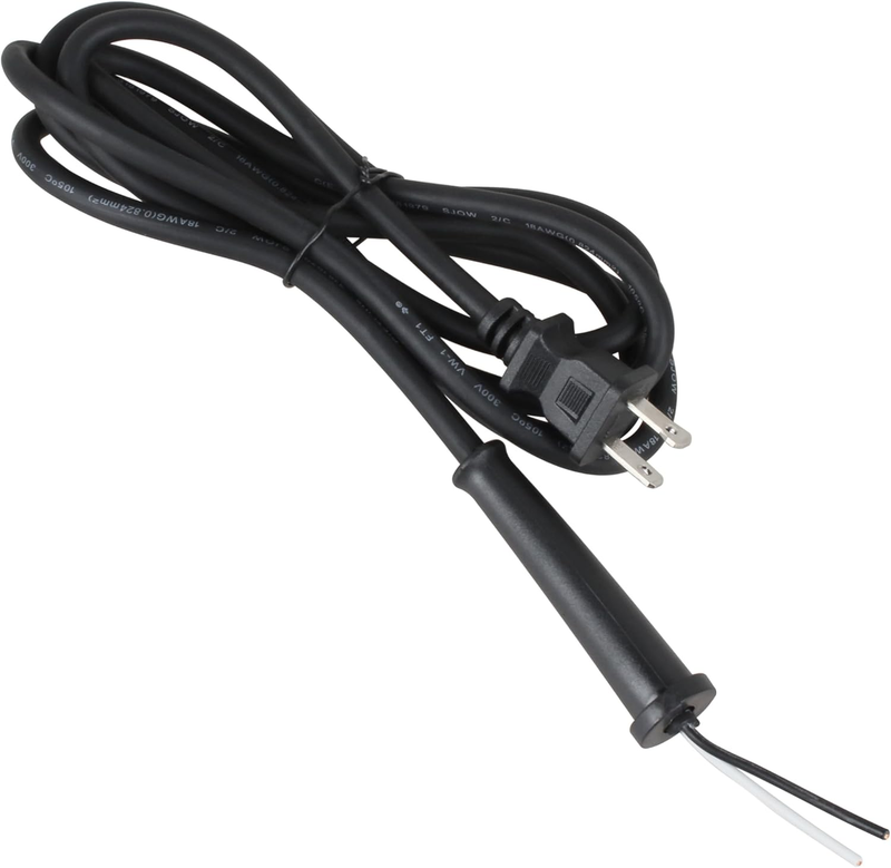 Power Cord 18 AWG 6.5FT for Makita Craftsman Saw Stripped Ends Strain Relief