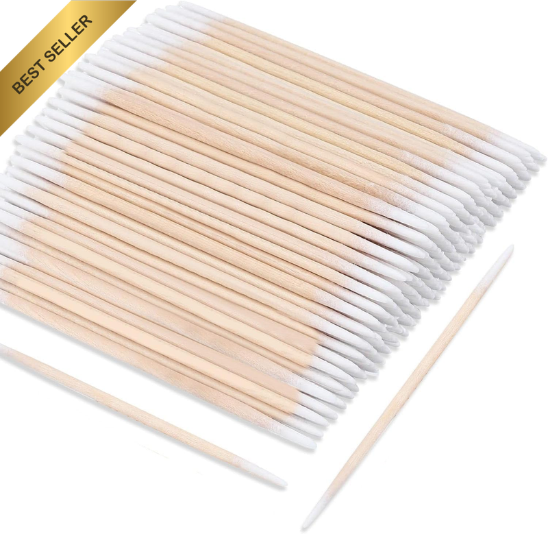 Pointed Cotton Swabs, 7Cm Precision Cotton Swab Cotton Sticks Applicator for Eye