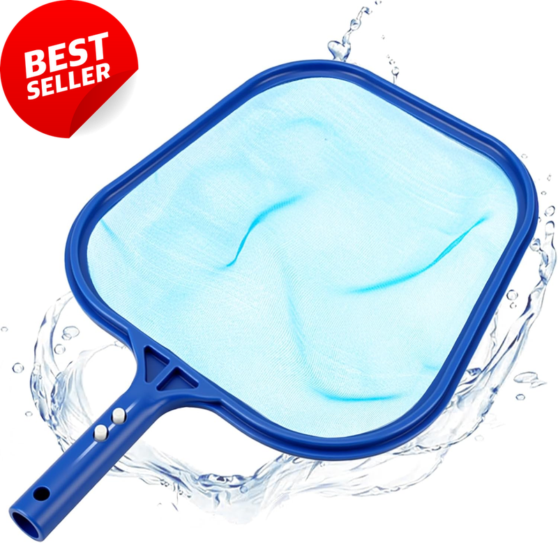 Pool Skimmer Net Heavy Duty Fine Mesh Leaf Cleaner for Inground Pools