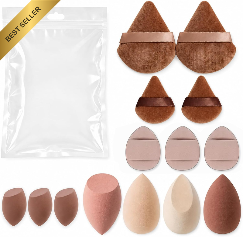 Latex Free Makeup Sponge, 14 Pcs Blending Set for Foundation