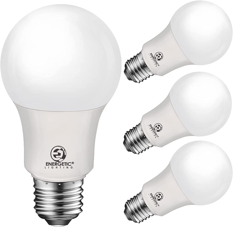 Energetic 40W Equivalent, A19 LED Light Bulb, 5000K Daylight(Natural White), E2