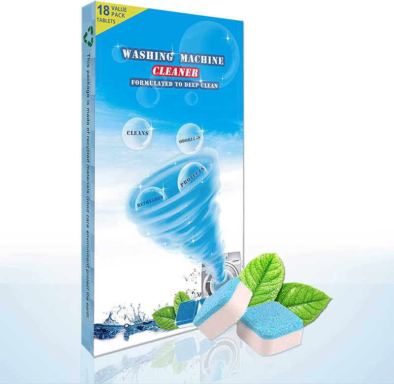 Washing Machine Deep Cleaner Tablets,Cleaning Front Load and Top Load Washers