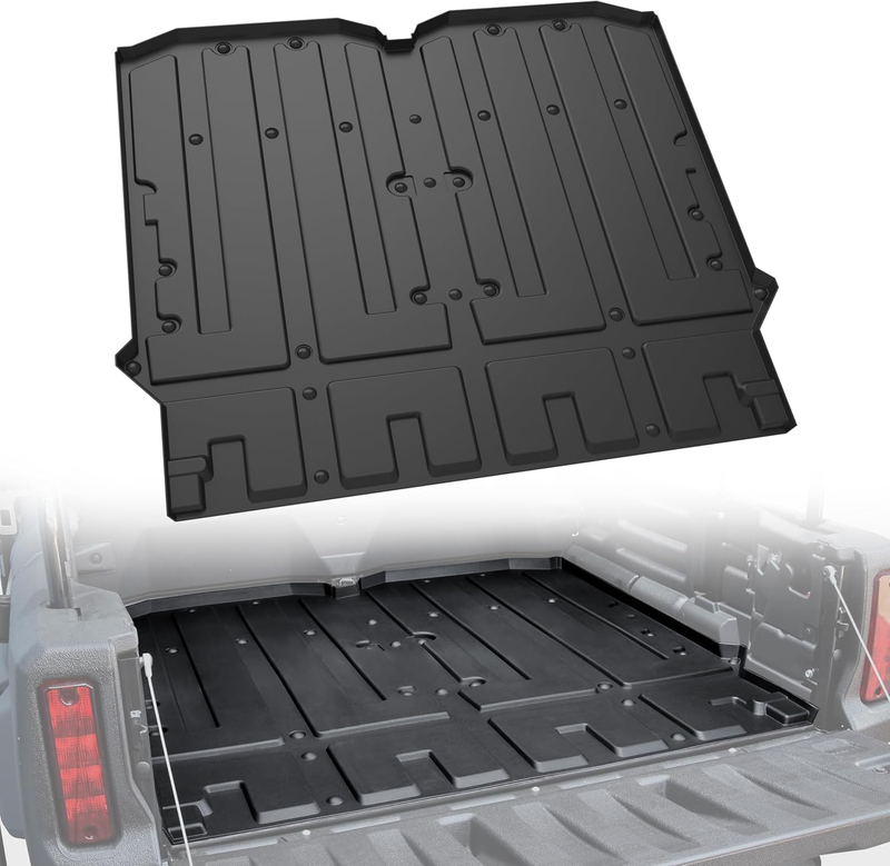TPE Bed Mat Liners for 2014-2025 Honda Pioneer 700-4, Rubber Rear Cargo Bed Mat