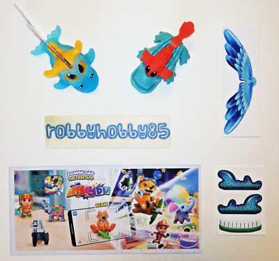SYMBIONTS COMPLETE SET 2 FIGURES WITH PAPERS KINDER JOY SURPRISE EGG TOYS 2022