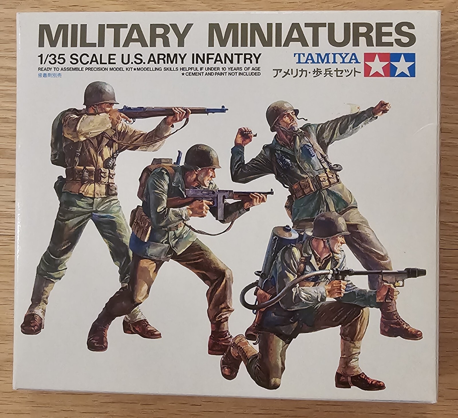 Tamiya Military Miniatures 1/35 Scale US Army Infantry Model