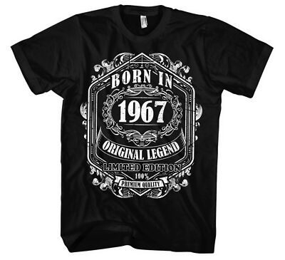 Born In Männer Herren T-Shirt | Geburstag Party Sternzeichen Birthday 1960-1969