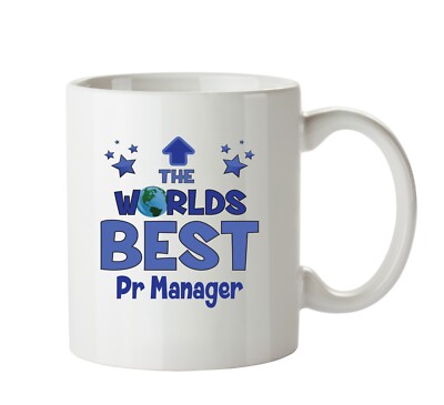 The World's Best PR Manager Mug Office Gift Best Job Cup