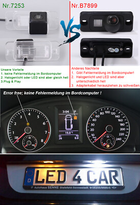 keine Fehlermeldung Rückfahrkamera für Mercedes M-Klasse R R300 R320 R350 R500