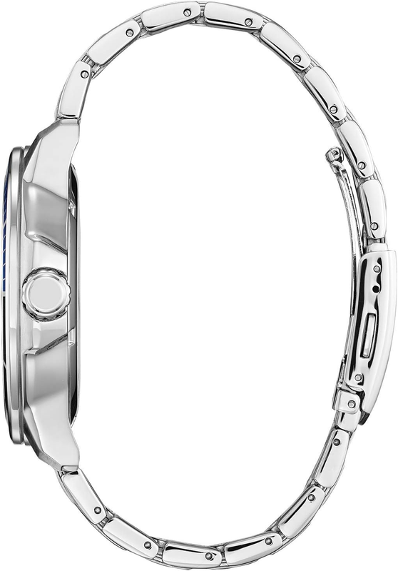 Pre-owned Citizen Men's Eco-drive Disney Mickey Mouse Scuba Watch, Stainless Steel, Blue D