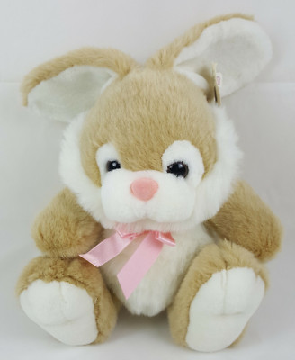Bunny Rabbit 10'' Plush Easter Spring Pink Bow Floppy Ears Stuffed Animal Toy TAG