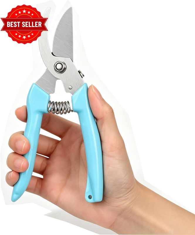 Stainless Steel Garden Pruning Shears, Floral Flower Scissors for Fresh Flowers,