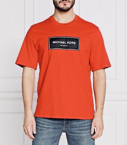 Tシャツ・カットソー Michael Kors Black leather oversize shirt MICHAEL Michael Kors Leather T-Shirt | Saks Fifth Avenue