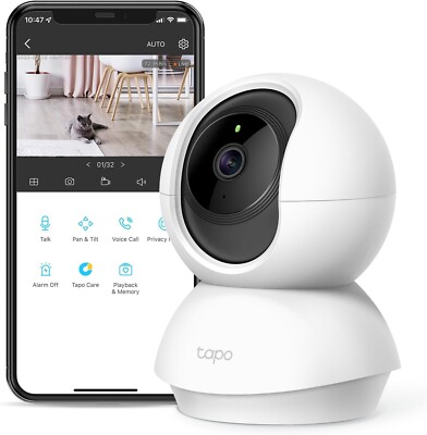 TAPO-link 1080p H.264 Pan/tilt Home Security Wi-fi Camera - Tapo C200 - (C307)