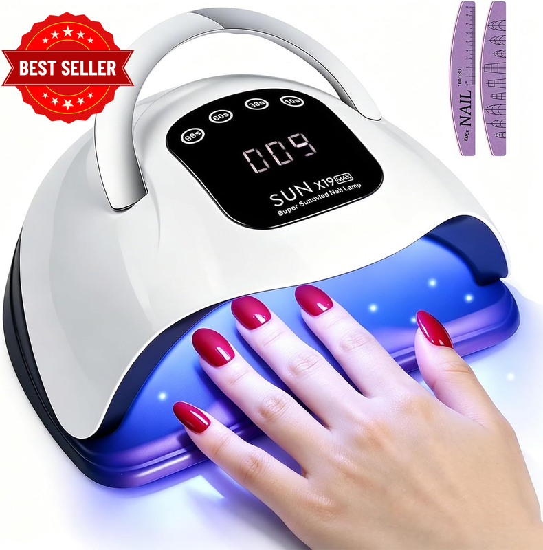 320W UV Nail Lamp, Auto Sensor High Power Fast Curing LED Nail Lamp