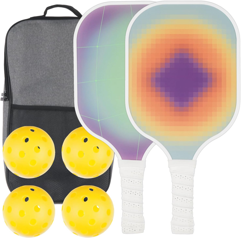 SKATEWING Pickleball-Paddel Set – USAPA-zugelassen, Mit Fiberglas Und Tasche