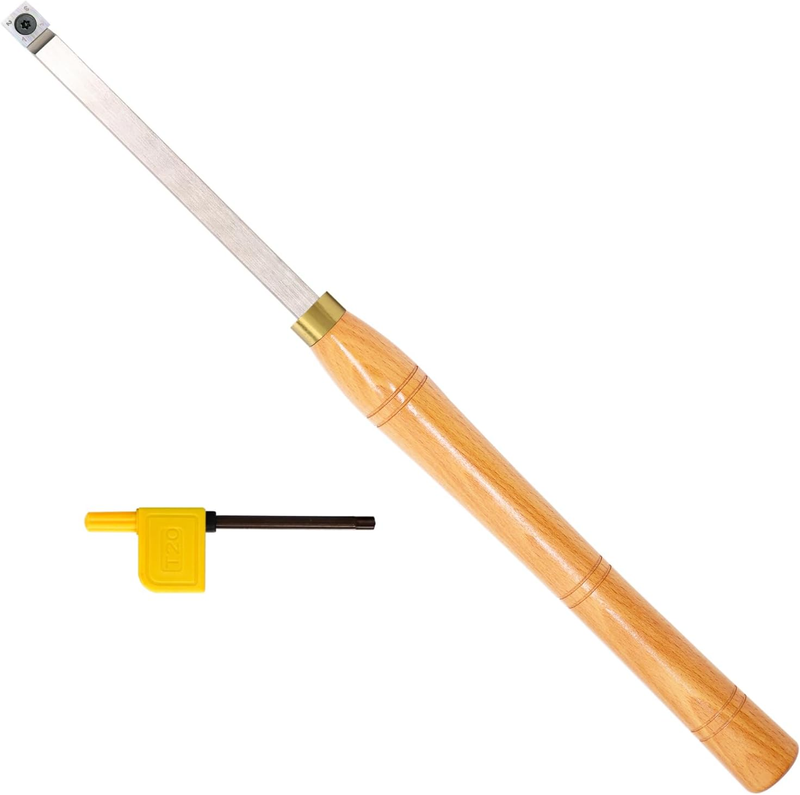 Wood Turning Tools Rougher Carbide Tipped Lathe Chisel Tool Bar 19.68 Inches wit