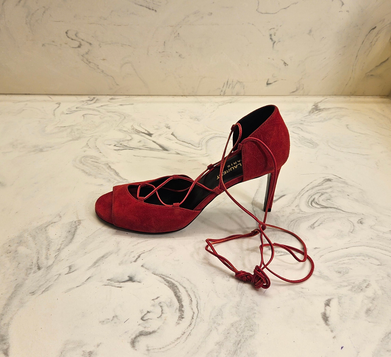 【関税&送料込】Saint Laurent D Orsay Pump Saint Laurent, D'orsay platform pump - Unique Designer Pieces