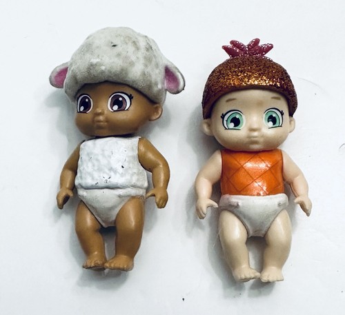 Lot of 2 Headstart Baby Secrets Figurines Toys Dolls Babies