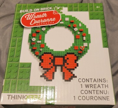 ThinkGeek Build On Brick Christmas Wreath (Couronne) Set
