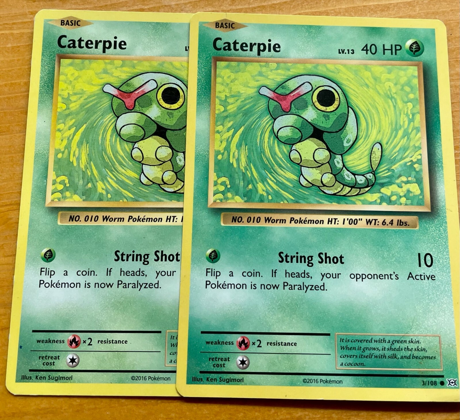 Pokémon Caterpie LV.13 40 HP | eBay
