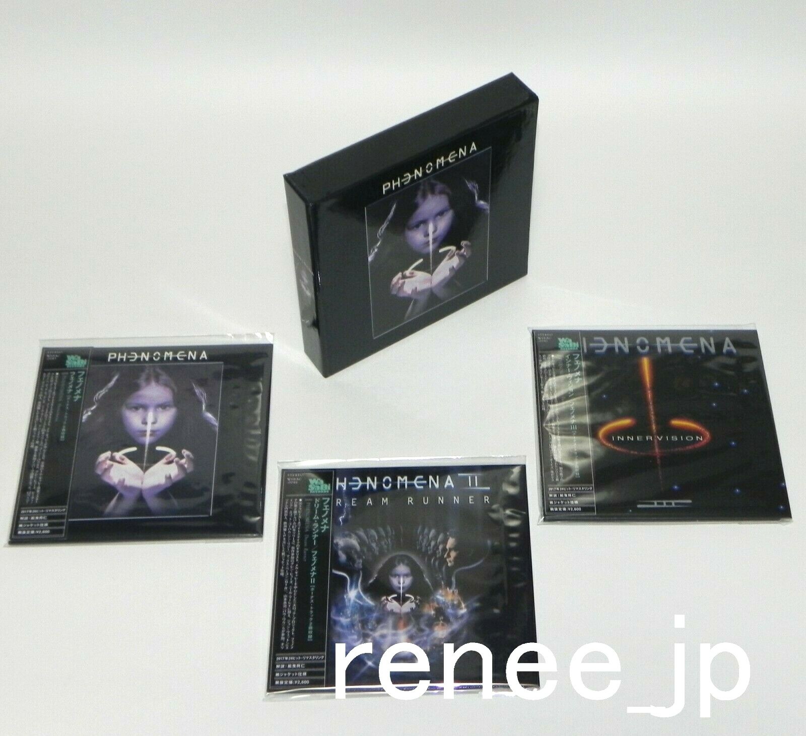 Phenomena / JAPAN Mini LP CD x 3 titles + PROMO BOX Set