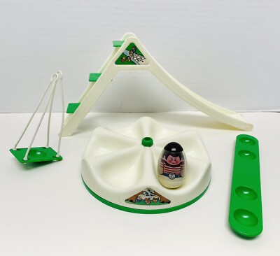 Vintage 1972 Hasboro Weebles Wobble Playground Set- incomplete
