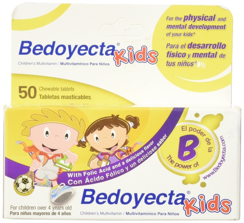Bedoyecta Kids Vitamins 50 Count for Children's Growth and Development
