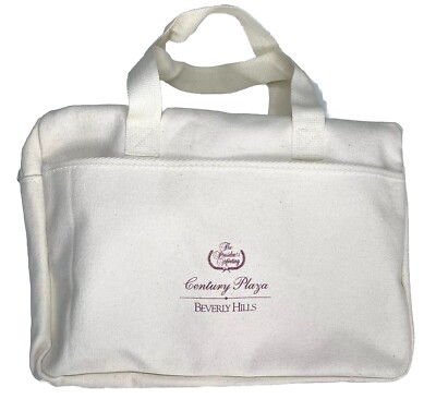 Vintage Century Plaza BEVERLY HILLS Canvas Tote Bag 