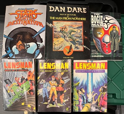 LOT-6 DAN DARE THE MAN FROM NOWHERE 1979 Dragon's Dream HC Lensman 1 2 3