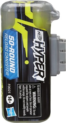 Nerf Hyper 50-Round Reload Canister: Nerf Hyper Blaster Compatible New, Sealed