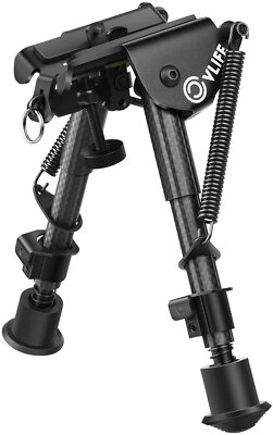 6.2-6.7inch Adjustable Rifle Bipod Flat Rest Stand Adapter for Hunting Shooting