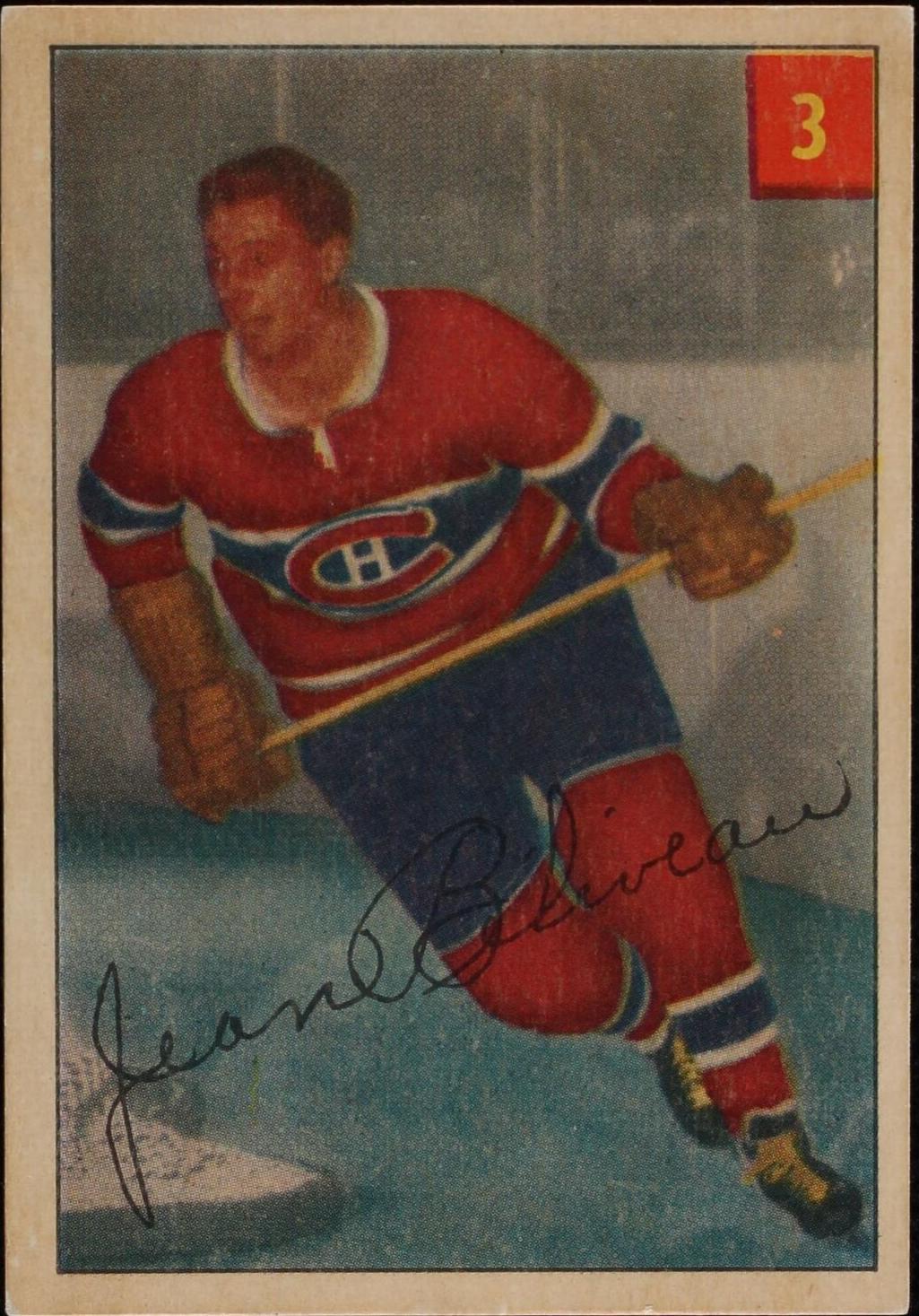 1954-55 Parkhurst - Jean Beliveau #3