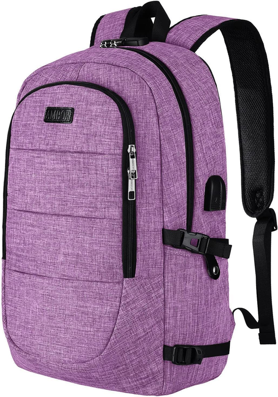 Travel Laptop Backpack,17.3 Inch anti Theft Business Laptop Backpack with USB Ch
