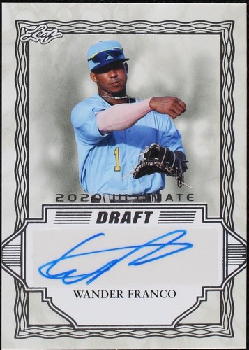 2020 Leaf Ultimate Draft - Wander Franco #BA-WF1