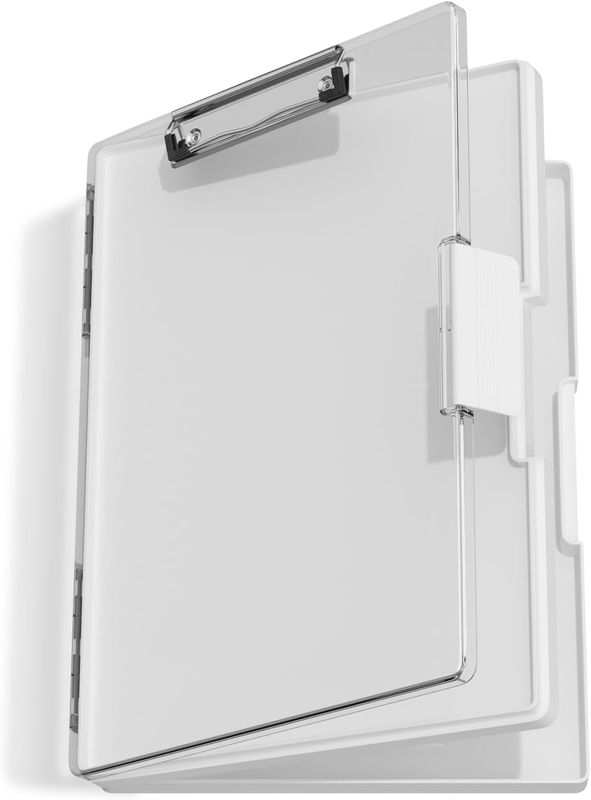 Clipboard with Storage, Folder Nursing Clipboards Side Opening, Heavy Duty Dual