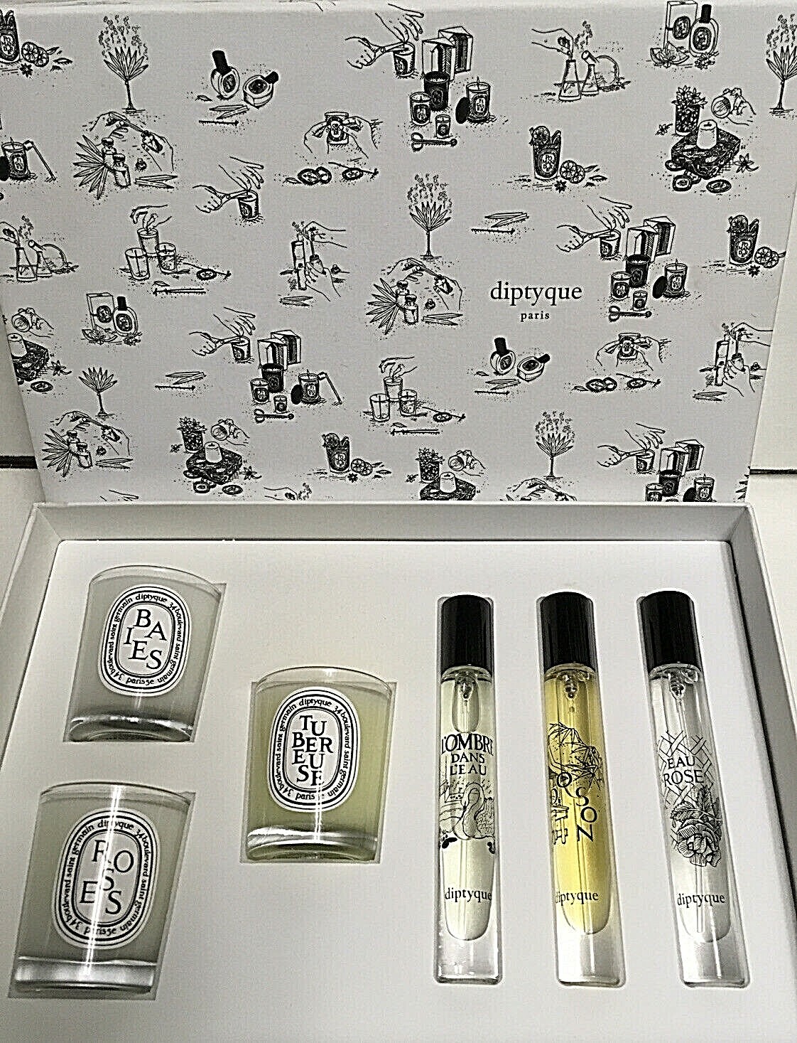 Diptyque Set of Candles & EDP indulge yourself with a Rare Diptyque Set of Candles & EDP indulge yourself with a Rare