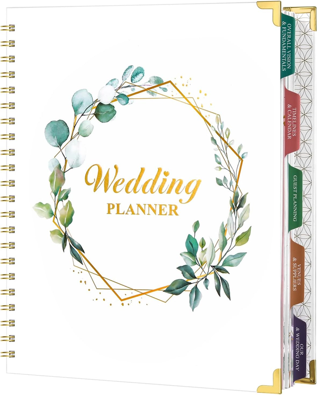 Wedding Planner - Wedding Planner Book and Organizer, 12" X 9"
