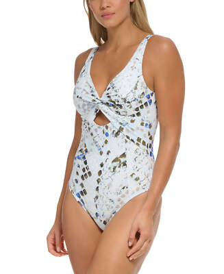DKNY 水着　ワンピースLL タグ付き Dkny Womens Peek-a-Boo Twist One-Piece Swimsuit, Size 8 | eBay