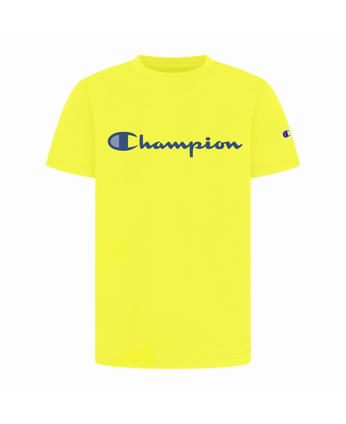 Tシャツ・カットソー OAMC Trail Short Sleeve T-Shirt Light Yellow 23E28OAJ08COT00 Champion Logo Baby Boy's Toddler Short Sleeve Crew Neck
