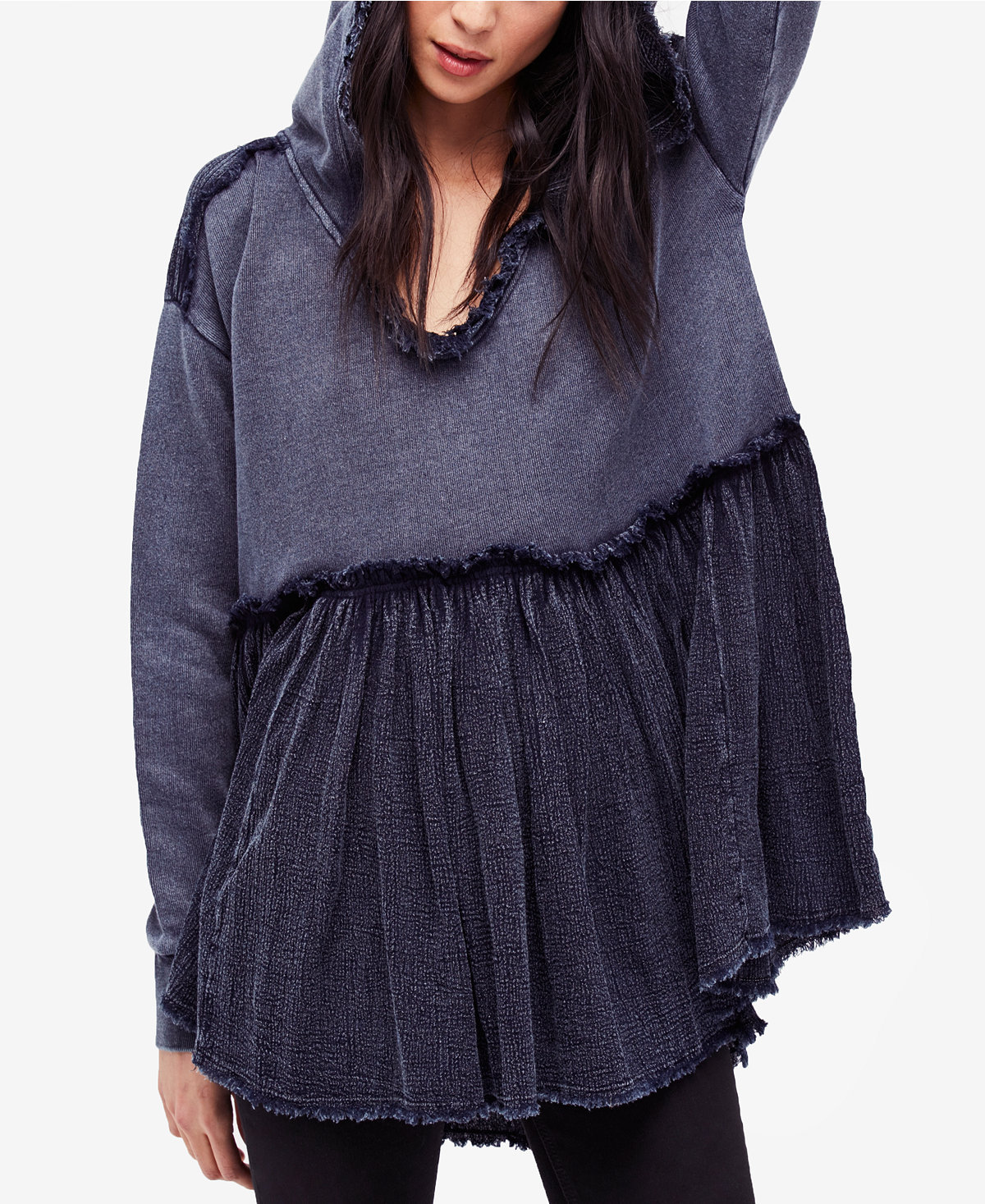 navy blue sweater hoodie