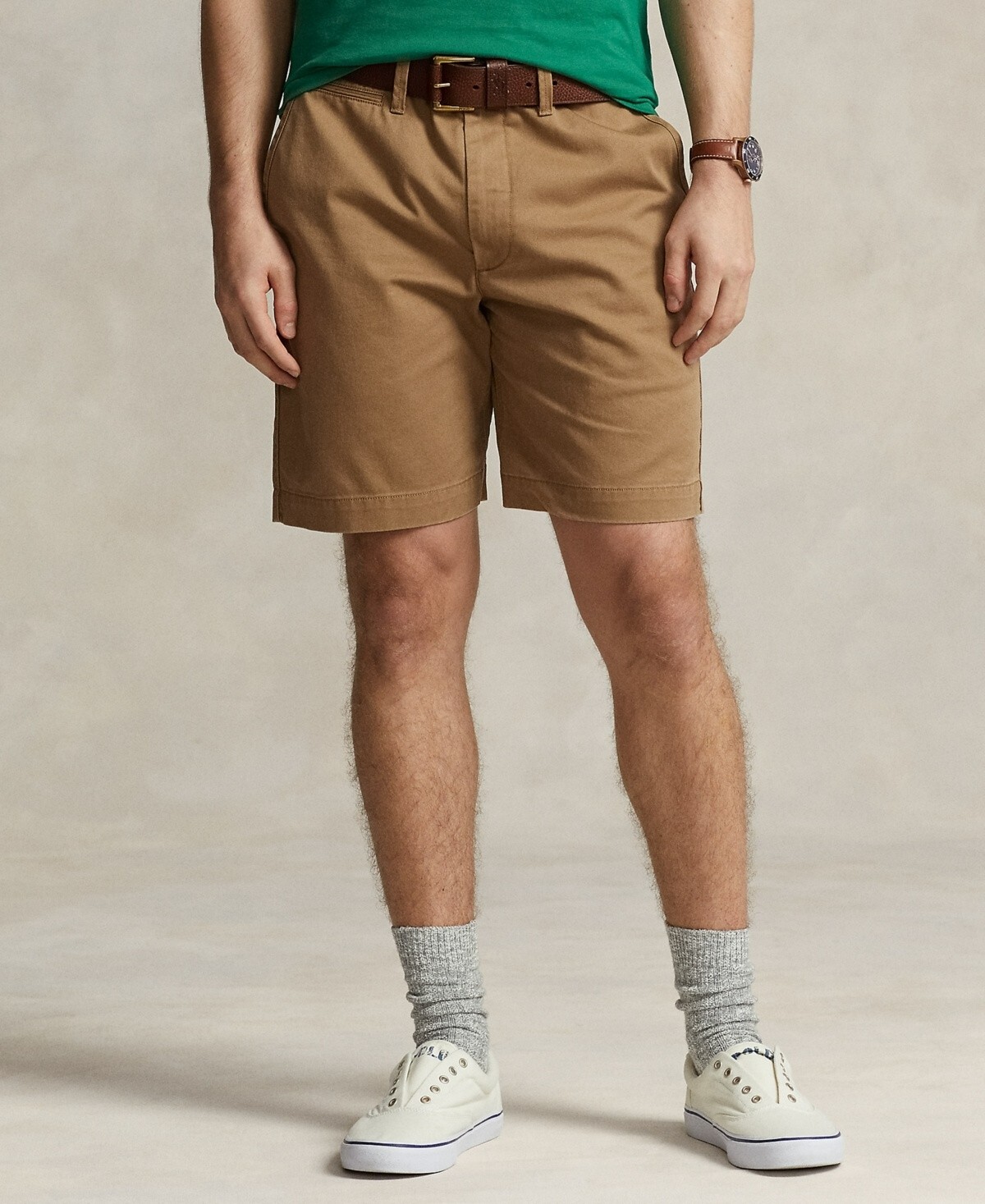 Polo Ralph Lauren 8-Inch Relaxed Fit Chino Shorts Men's 40 Sandsurf Button Zip - Picture 1 of 18
