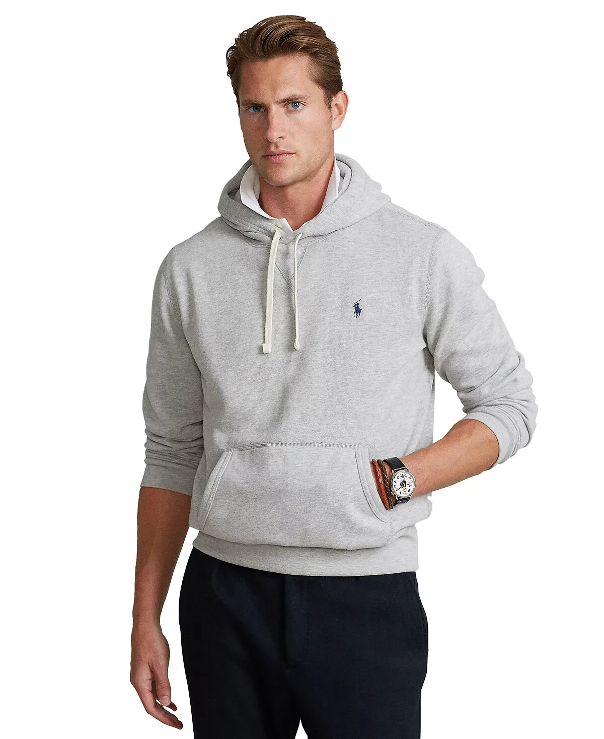 ダブルアールエル■Fleece Hoodie - Grey Heather■フーディ RRL Fleece Hoodie - Athletic Grey Heather – Berkeley Supply