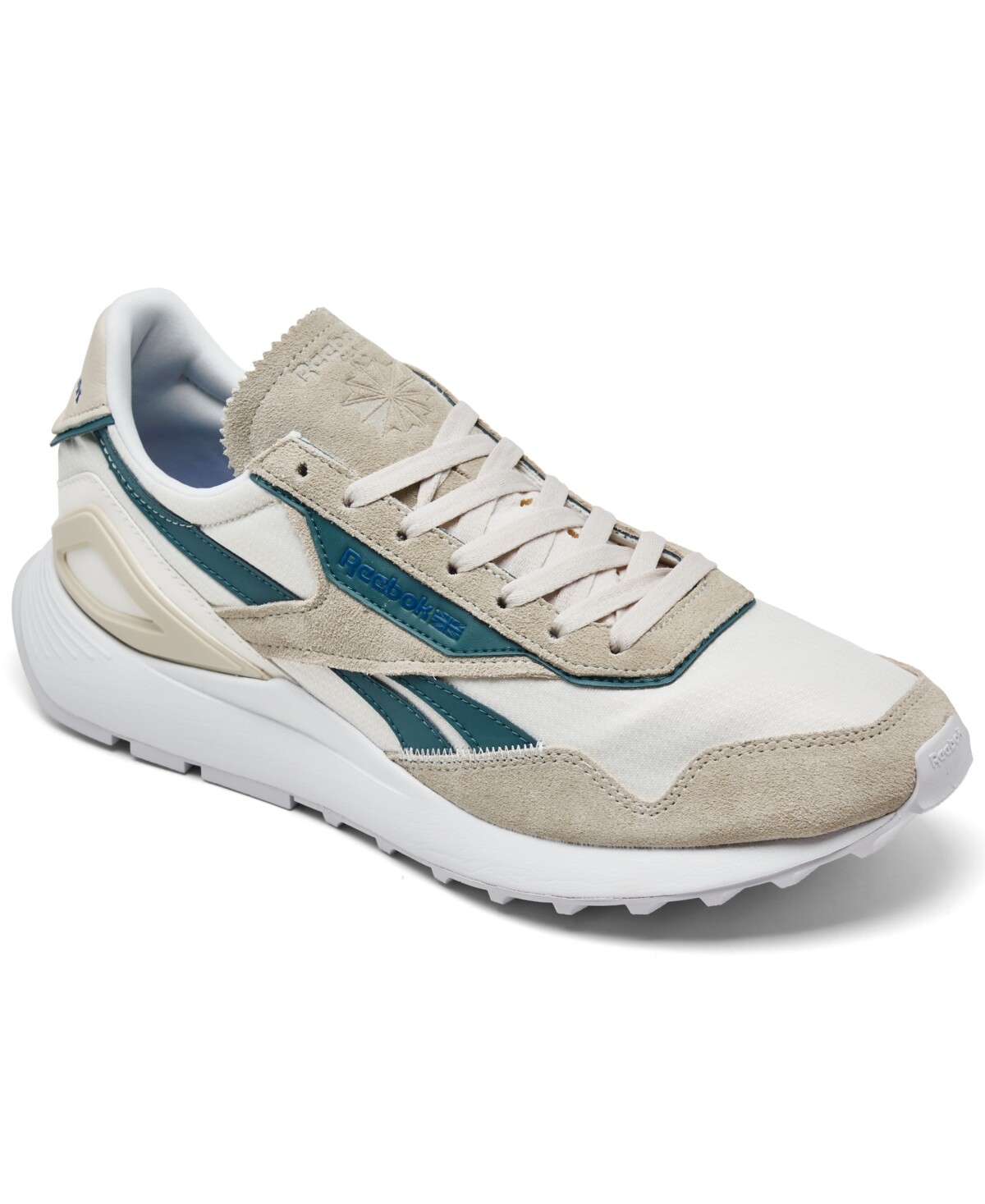 Reebok Mens Leather Legacy Casual Sneaker Chalk/Seapte/Alabas GZ7344