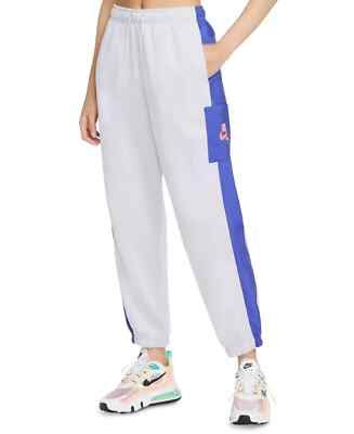 Nike Plus Size Joggers Womens Midrise Standard Fit Drawstring Fleece Sweatpants