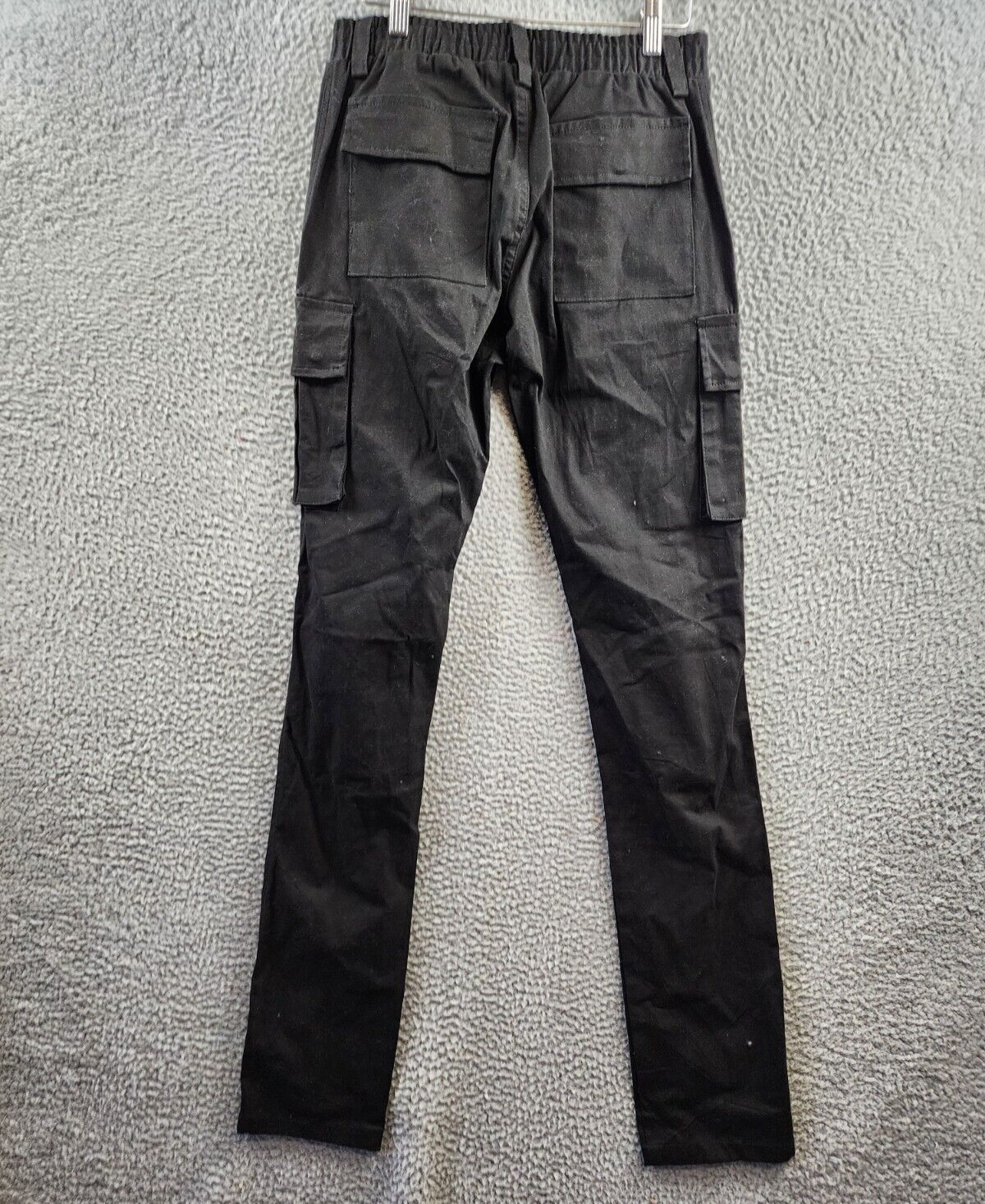 American Stitch Fixed Waist Pants Men's S Black Belt Loops Mid Rise Straight Leg - Picture 12 of 14