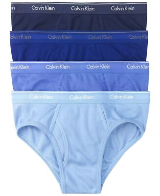 4 Calvin Klein Hip Briefs Cotton Multicolor 4 Pack Underwear Classic Fit NWT